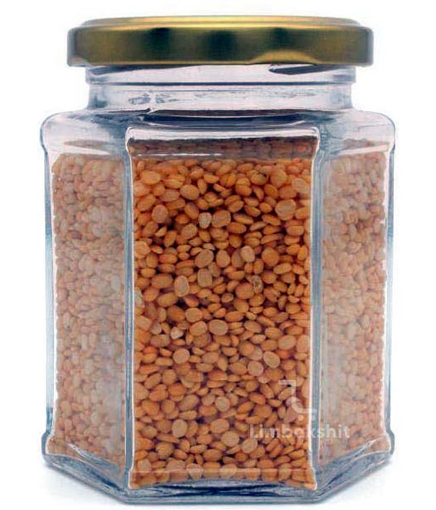 Somil Glass Container Jar Glass Transparent Utility Container ( Set of 1 )