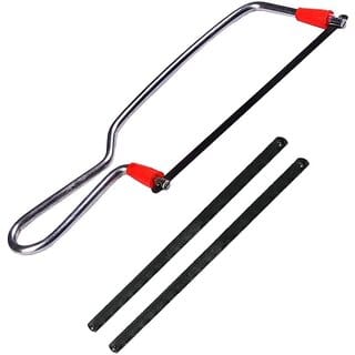 Electron Steel Junior Saw Mini Hacksaw Frame with Crown Spare Blades pack of 1