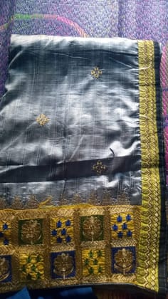 Elegant Embroidered Indian Saree