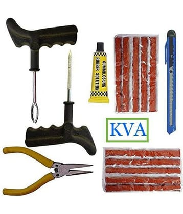 KVA Tubeless Tyre Puncture Repair Kit 5 - 10 Strips