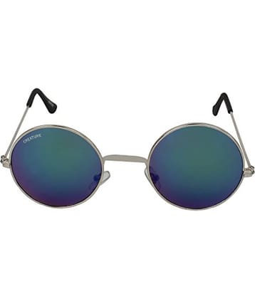 Creature - Blue Round Sunglasses Pack of 1