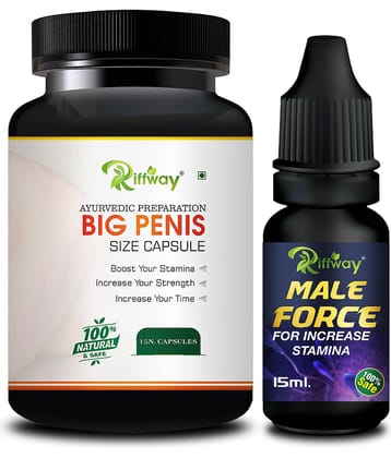 Riffway-Big Penis Size Tablet & Male Force Oil For Sex Strength More Energy During Sex