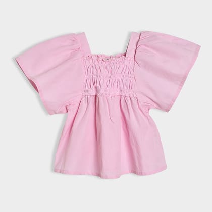 Bloom Smocked Top Pink-4-5 Y / Pink