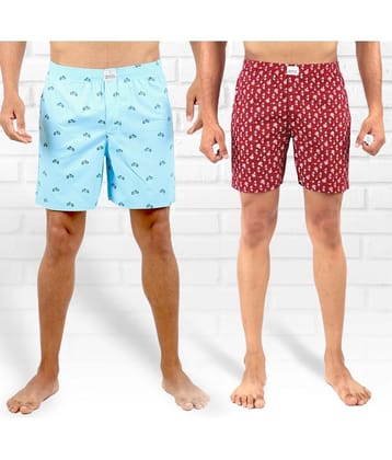 Men Boxer-(Pack of 2) Assorted - None