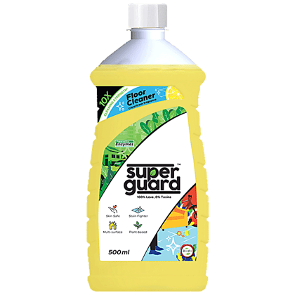 Super guard Floor Cleaner - Multi Surface, Skin Safe, Plant Based & Stain Based, 500 ml 365 Super guard Floor Cleaner - Multi Surface, Skin Safe, Plant Based & Stain Based, 500 ml 365