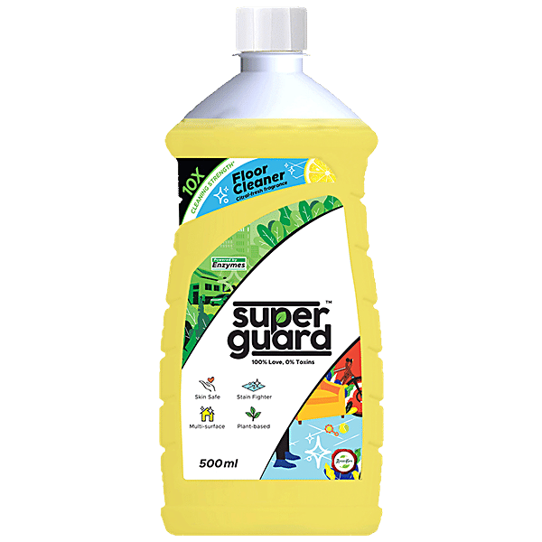 Super guard Floor Cleaner - Multi Surface, Skin Safe, Plant Based & Stain Based, 500 ml 365