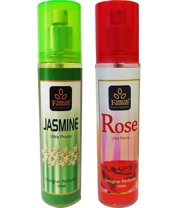 Rose 125ml perfume 1pc. and Jasmine 125ml Perfume 1pc.