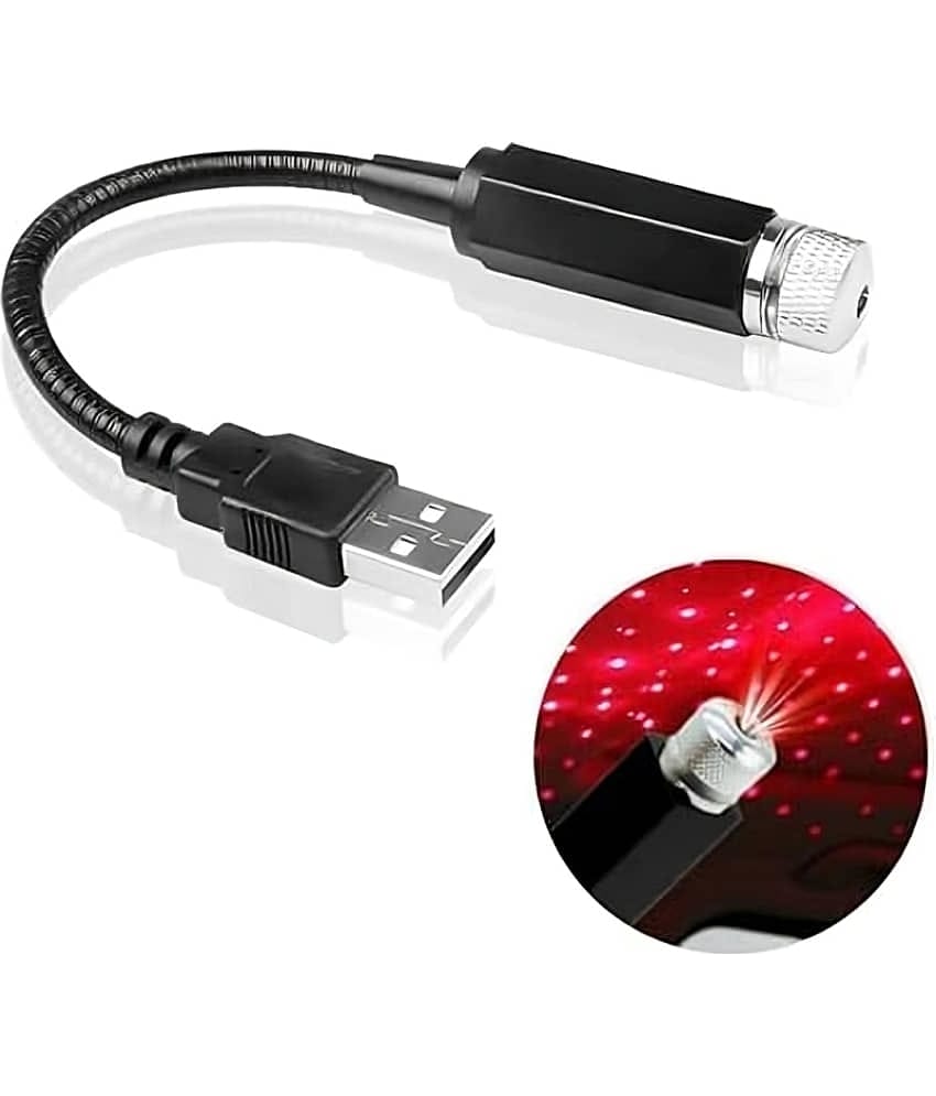 Purple Dust Portable USB Car Interior Star Projector Night Light Atmosphere Lamp For Party Decoration Home Bedroom Car Interior (pack of 1)
