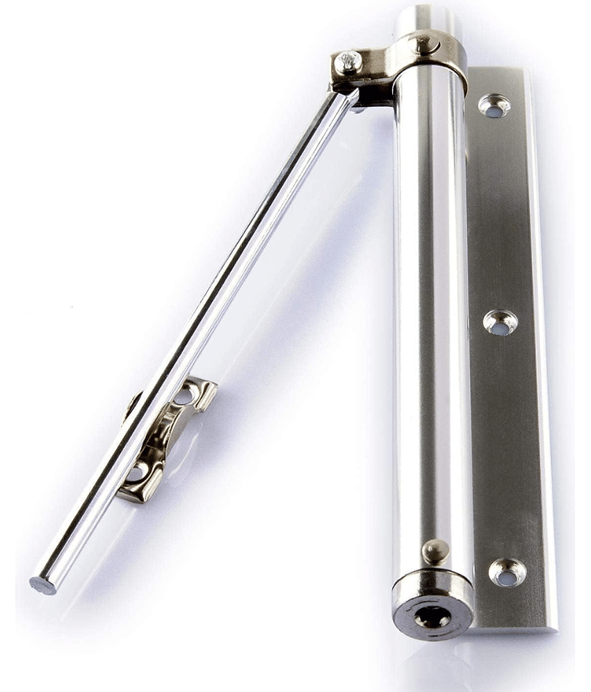 SKYVILLA  Heavy Duty Automatic Door Closer Hinge – Adjustable Spring Tension, Built-in Lock, No Drill Design – Perfect for Indoor & Outdoor Doors, Offices, Apartments, Bathrooms & Entryways