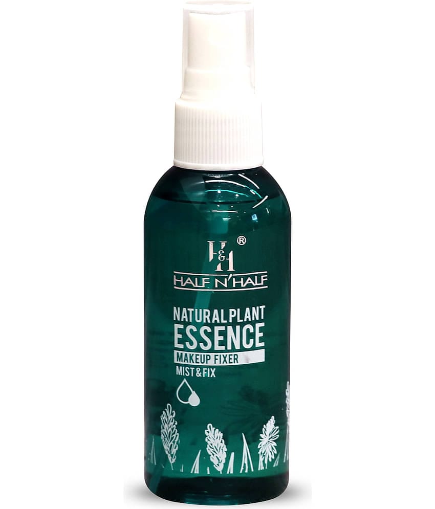 Half N Half Natural Plant Essence Makeup Fixer Mist & Fix, Face Makeup Setting Spray Transparent, (80ml)