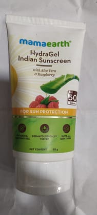 Mamaearth Hydragel Indian sunscreen With aloe vera For sun protection 