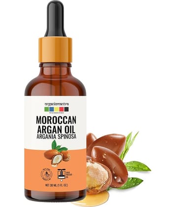 Organix Mantra Moroccan Argan Oil, 100% Pure, Natural & Cold Pressed Organic Oil, 30ML