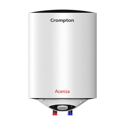 Crompton Acenza 25L Storage Water Heater (Geyser) with Superior Glassline Coating, 8 Bar pressure rating and 5yr Tank warranty, Wall Mounting Crompton Acenza 25L Storage Water Heater (Geyser) with Superior Glassline Coating, 8 Bar pressure rating and 5yr