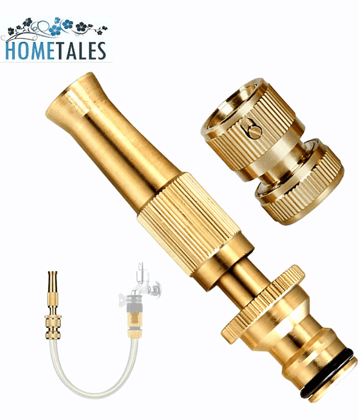 Tapixaa Brass Adjustable Nozzel Water Spary Gun ( Pack Of 1)