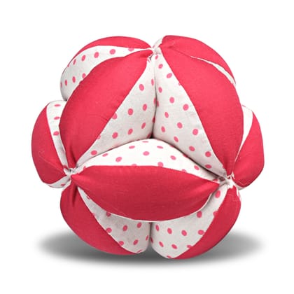 Toy Antiqua Clutch + Puzzle Ball – Pink Premium Handcrafted Toy