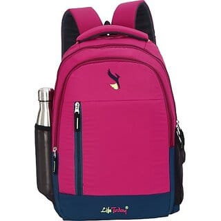 Life Today Large 35 L Laptop Backpack Bags For Men & Women | School Backpack | Lightweight College Back Pack (Black)