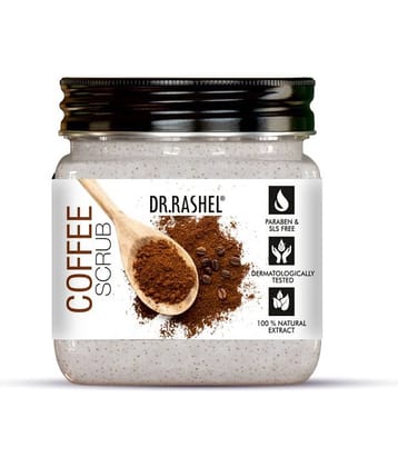 DR.RASHEL Coffee Face and Body Scrub for MEN and WOMEN (380 ml, Pack of 1)