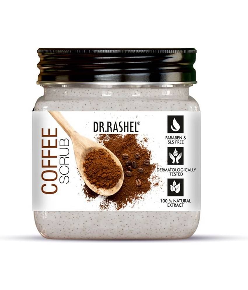 DR.RASHEL Coffee Face and Body Scrub for MEN and WOMEN (380 ml, Pack of 1)