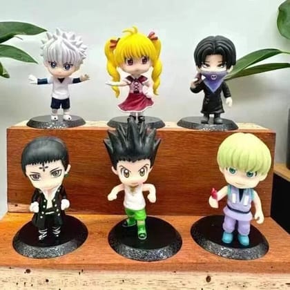 Hunter X Hunter Chibi Action Figure - Set of 6 - 10 cm - Set D