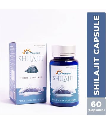 Dr. Morepen Pure Shilajit Capsules Boosts Immunity, Strength and Stamina (60 Capsules)
