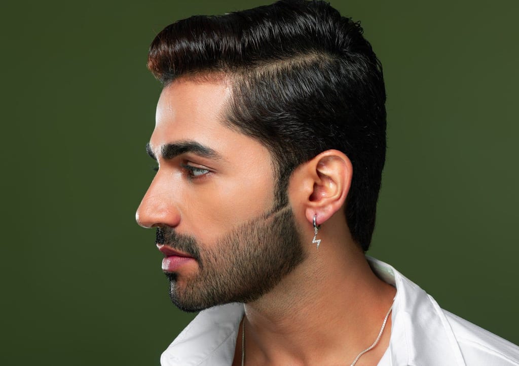 Lightning Bolt Drop Earring For Men (1 Pc Only)