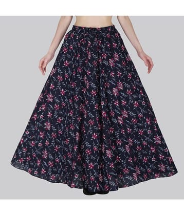 Sttoffa Blue Cotton Women's A-Line Skirt ( Pack of 1 )
