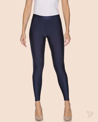 Shimmer Legging - Navy Gloss-S / Navy Gloss
