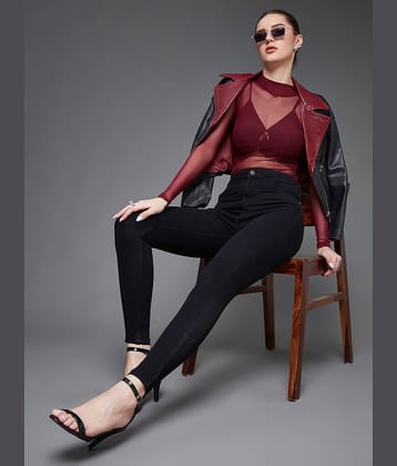 Miss Chase - Black Denim Skinny Fit Women's Jeans ( Pack of 1 )