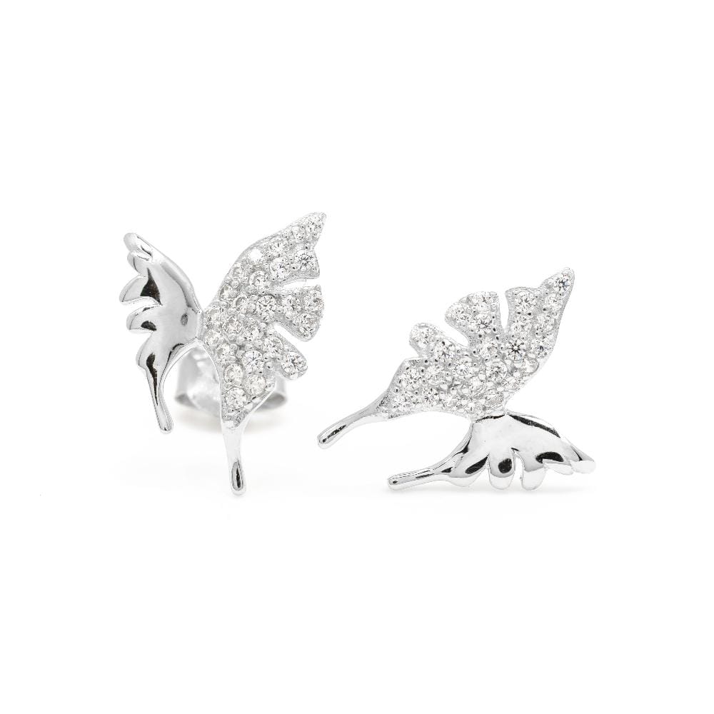 Milana Studs | 925 Silver Earrings for Women-Silver