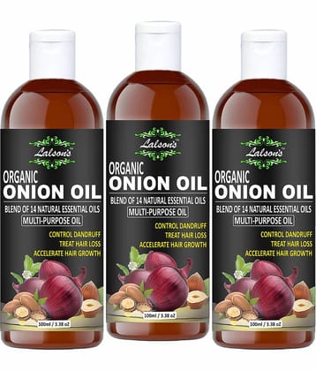 Lalson's - Anti Hair Fall Onion Oil 100 ml ( Pack of 3 )