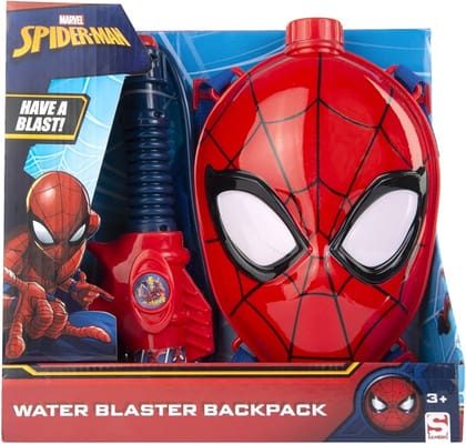 Planet of Toys large capacity Spiderman backpack squirt water gun pichkari for Kids Water Gun
