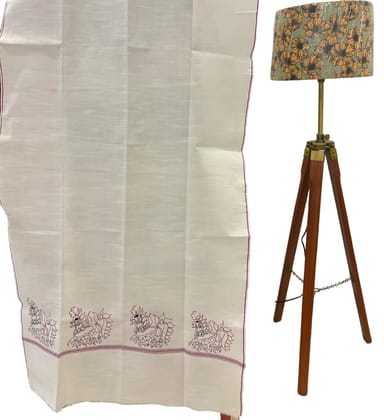Elegant Pure Cotton Stoles with Traditional Embroidery - Perfect for Ceremonies and Gifts