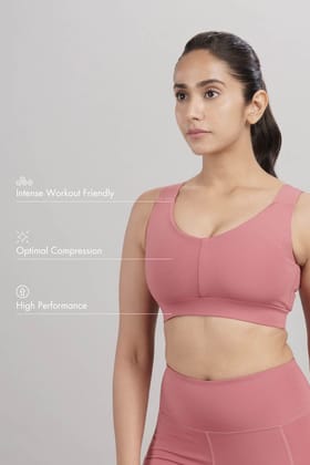 U-Neck Active Bra-XS