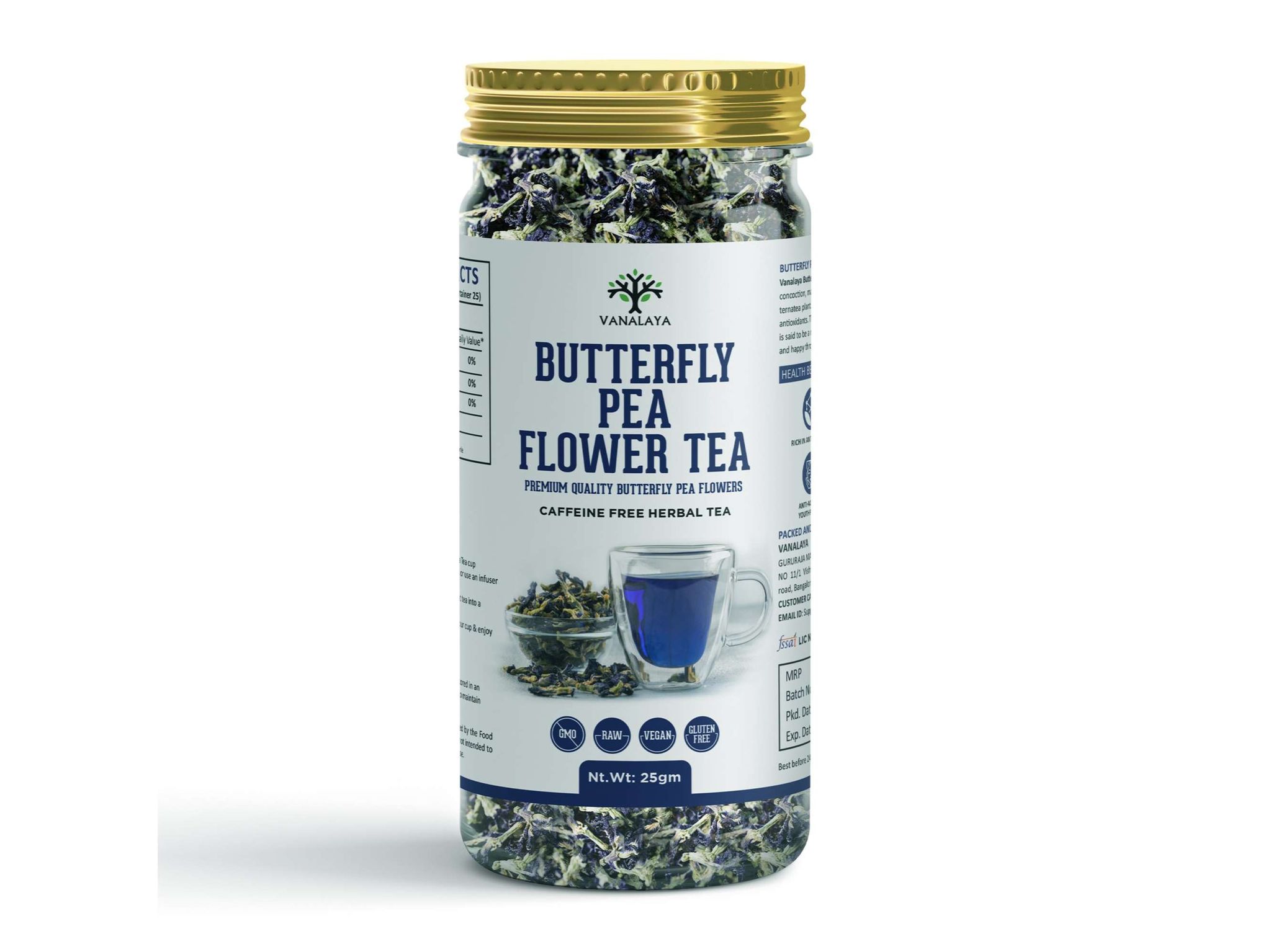Butterfly Pea Tea Flower Tea for Weight Loss 25gm