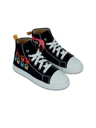 Women Printed Sweat Absorption Lightweight Abrasion Slip Resistant Canvas Sneakers
