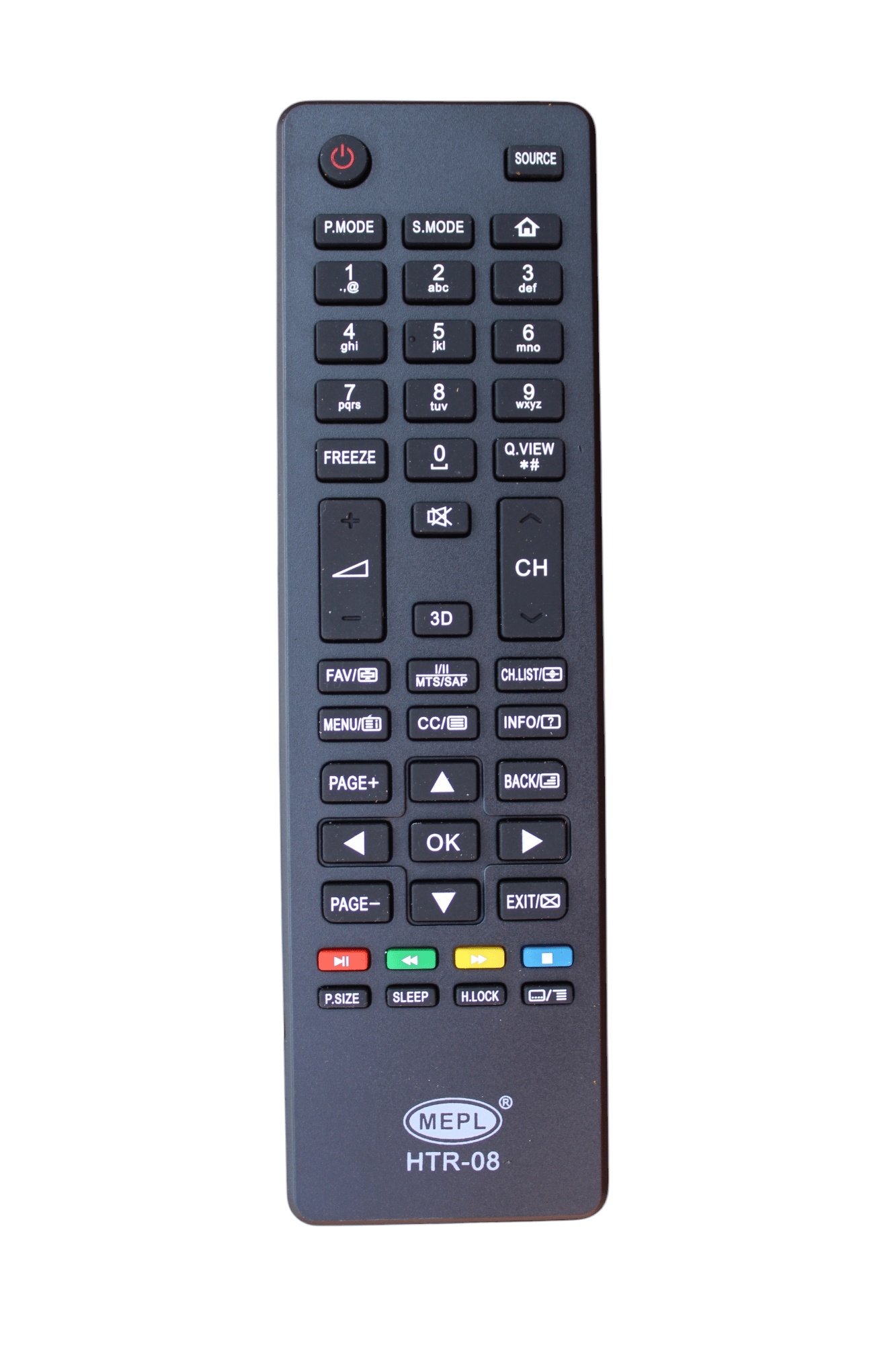V3Deals Compatible Haier TV Remote Control Original for Smart Led/LCD TV | Non Voice | Match Each Button Before Purchase | Exactly Same Product Will Work Only (Haier HTR-08)