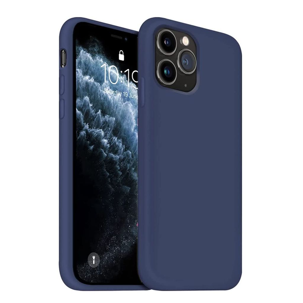 LIRAMARK Liquid Silicone Soft Back Cover Case for Apple iPhone 11 Pro