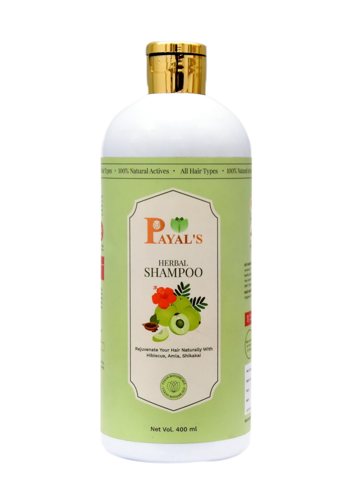 Payal's Herbal Shampoo 400ml For All Hair Type Payal's Herbal Shampoo 400ml For All Hair Type - 400 ml (Pack of 1)