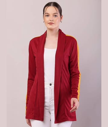 risemax Poly Cotton Women's Shrugs - Maroon ( Single )
