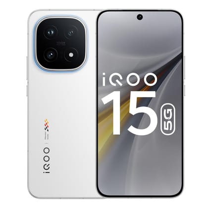 iQOO 15 (Legend, 16GB RAM, 512GB Storage) | Fastest Snapdragon 8 Elite Gen 5 Processor* | Origin OS 6 - Out of The Box* | Samsung 2K M14 Lead OLED Display Legend / 16GB+512GB