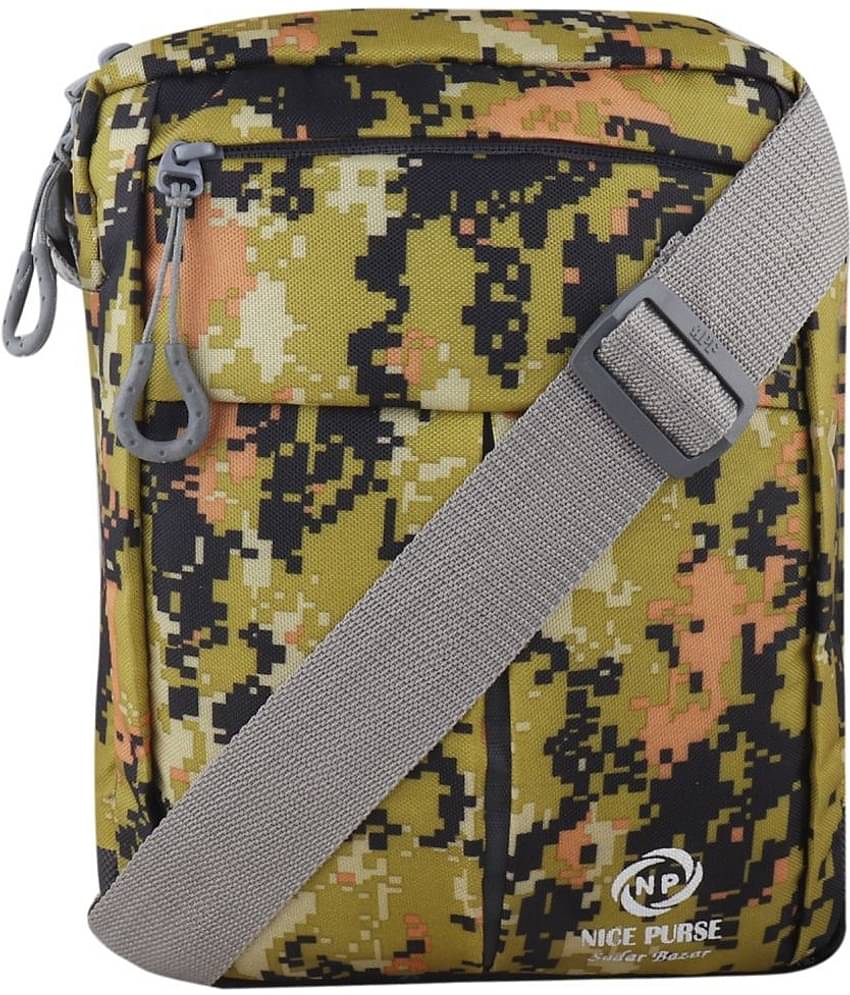 Nice Purse Multicolor Printed Messenger Bag