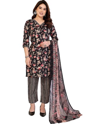 Kashvi Sarees Women's Crepe Unstitched Salwar Suit