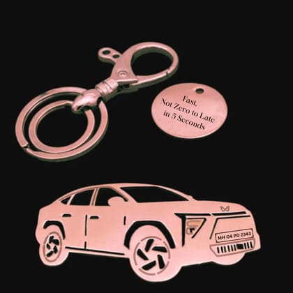 Mahindra XUV 9EV-Rose-Gold