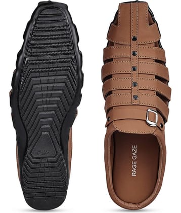 RAZE GAZE HS(TAN) - Tan Men's Sandals