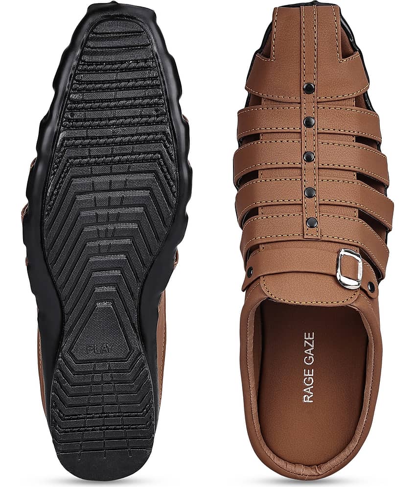 RAZE GAZE HS(TAN) - Tan Men's Sandals