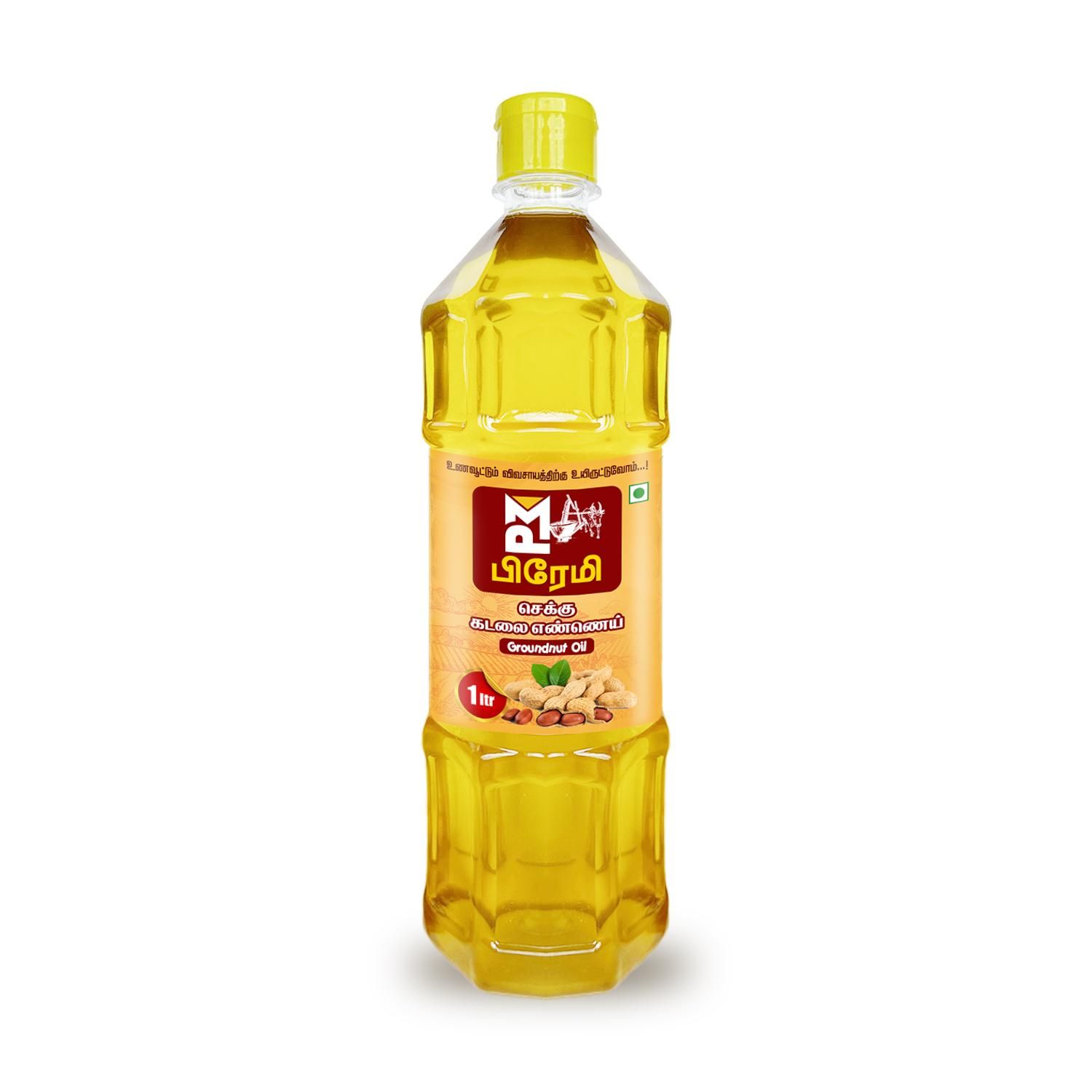 Cold Pressed Groundnut Oil - 1 litre