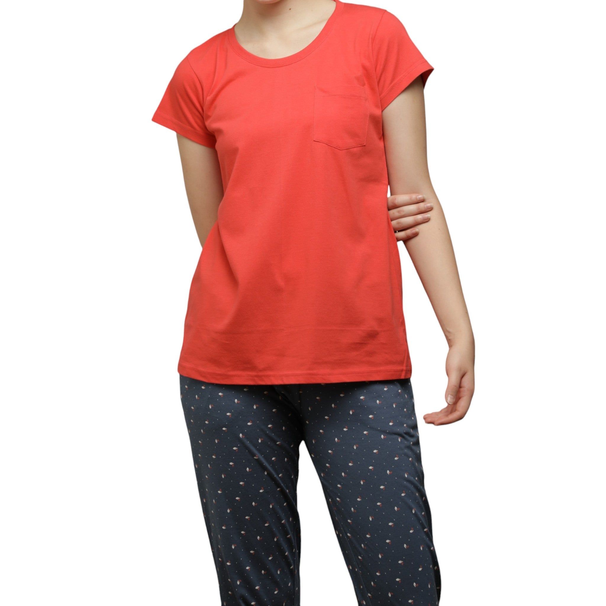 Vieviana Pj Set Nightwear|Ev14004-Red / S