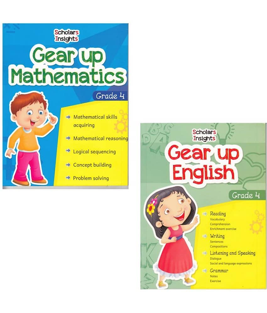 Scholars Insights Gear Up English & Maths Grade 4 (Set of 2)