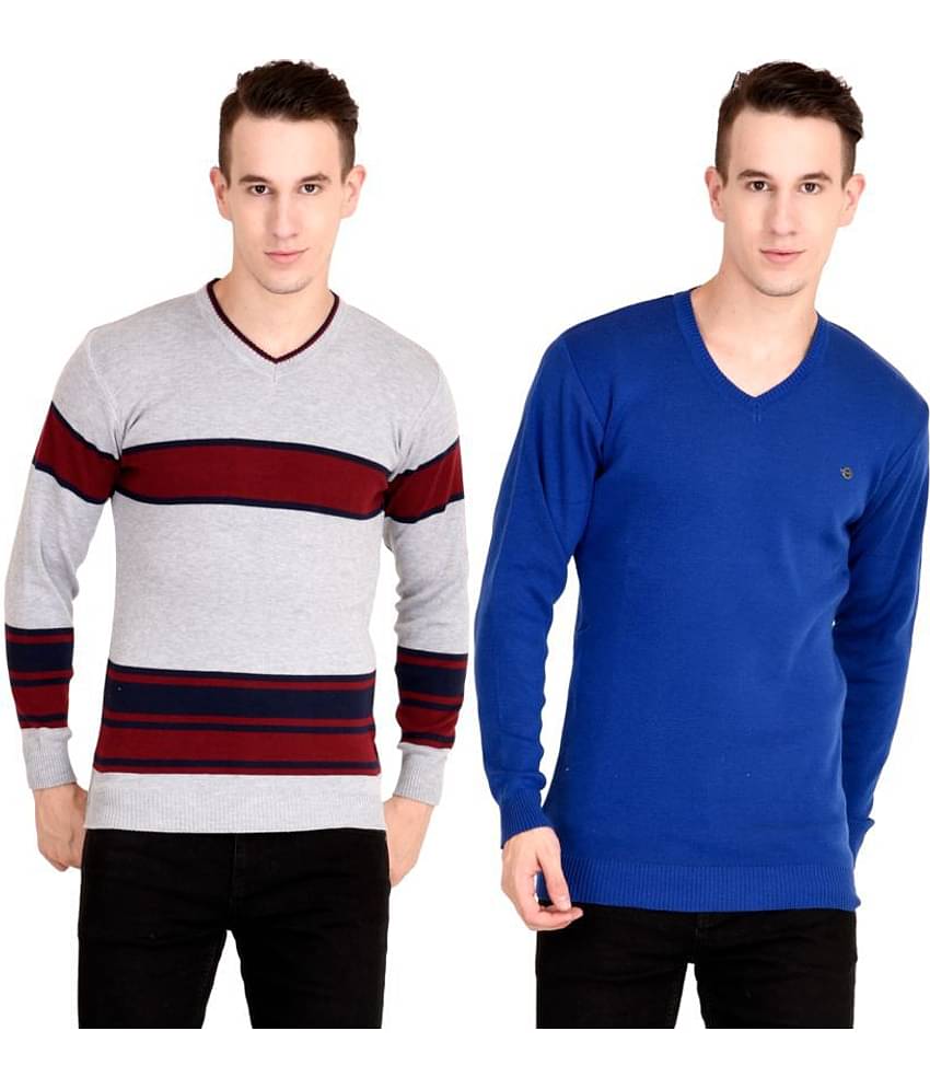 NEUVIN Multi V Neck Sweater