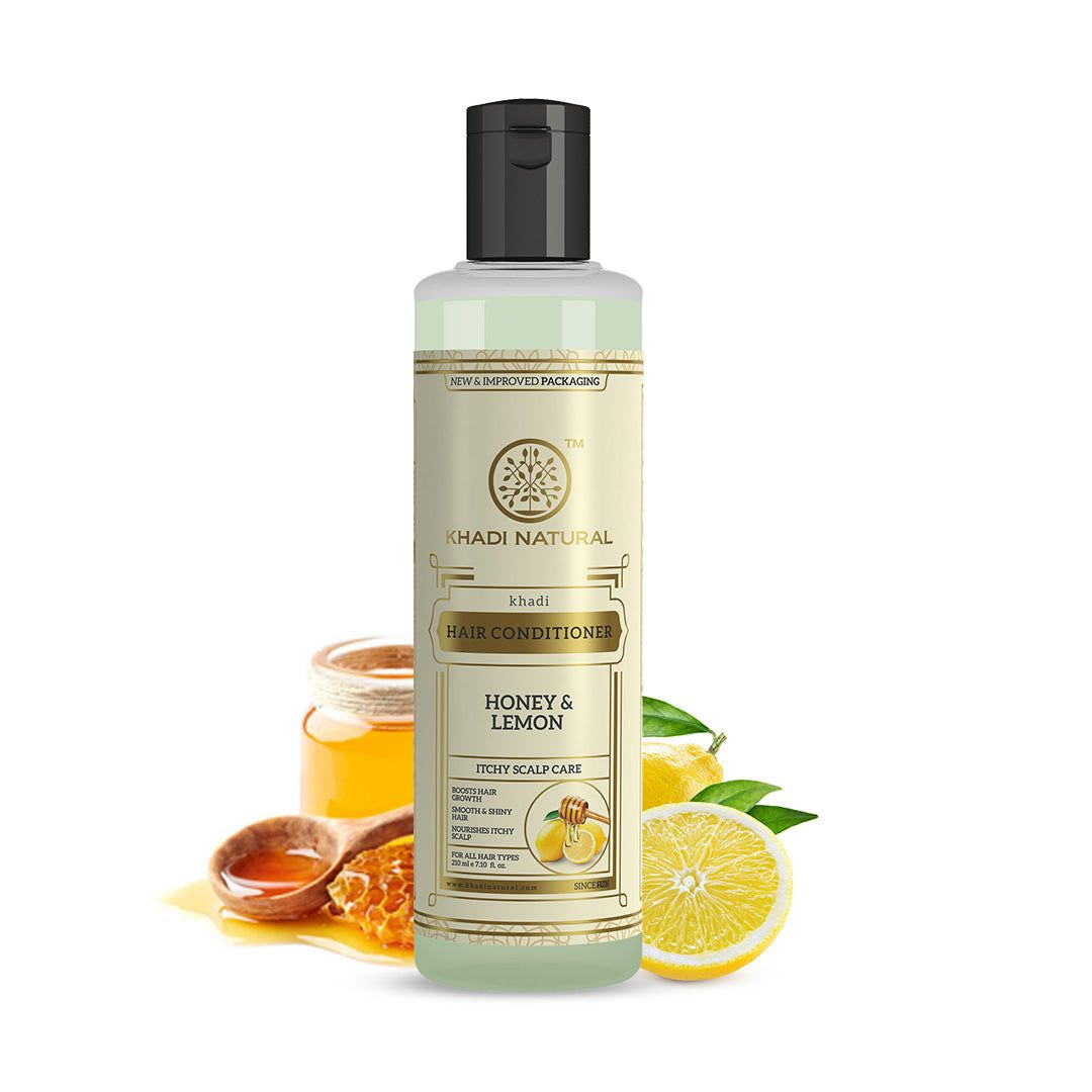 Khadi Natural Honey & Lemon Hair Conditioner - 210ml